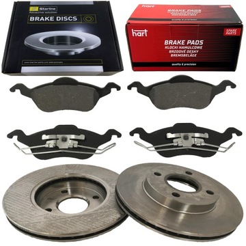 TARCZE + KLOCKI PRZÓD FORD FOCUS I MK1 wszystkie