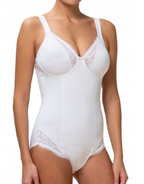 Боди TRIUMPH Modern Кружева + Хлопок BS белый 95D