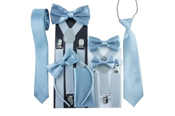 Подтяжки для брюк серые, рост 120 см, ретро, ​​универсальные для каждого.