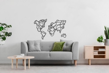КАРТИНА-КАРТА МИРА, АЖУРНОЕ 3D ОТДЕЛЕНИЕ СТЕНЫ