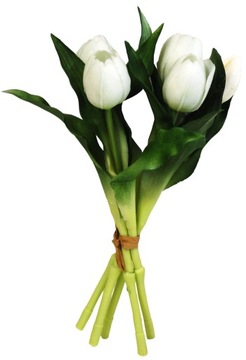 TULIPANY TULIPAN SILIKONOWE SZTUCZNE KWIATY GUMOWE Premium