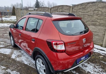 Dacia Sandero II Hatchback 5d TCe  90KM 2014 Dacia Sandero Stepway 90KM 1wlasciciel Alu Czujniki Parkowania Zarejestro, zdjęcie 4