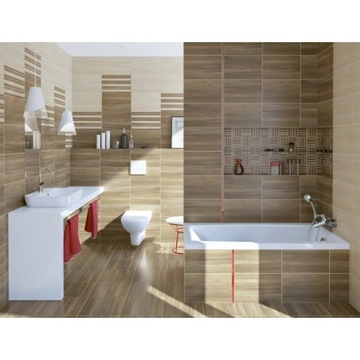 НАСТЕННАЯ ПЛИТКА AMBIO коричневая 25x40