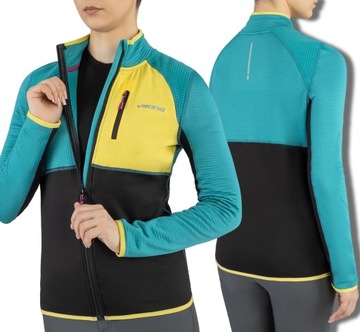 BLUZA ROZPINANA CIEPŁA DAMSKA DO BIEGANIA VIKING