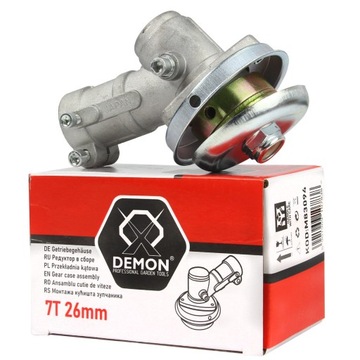 PRZEKŁADNIA KĄTOWA DO KOSY 7T 26mm DEMON