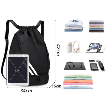 ТРЕНИРОВОЧНЫЙ РЮКЗАК ДЛЯ ФУТБОЛА И БАСКЕТБОЛА СУМКА НА ШНУРЕ