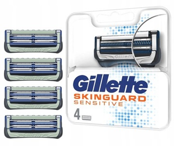 ORYGINALNE GILLETTE OSTRZA FUSION SKINGUARD 4 SZT