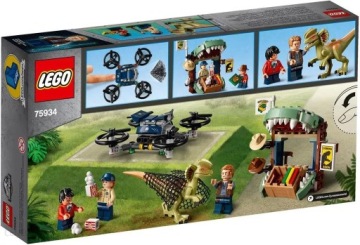 LEGO 75934 Мир Юрского периода Дилофозавр на свободе
