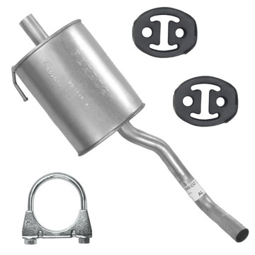 Tłumik końcowy Fiat Panda II 2 1.1 1.2 03-12 HTB