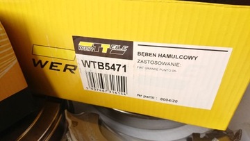 БАРАБАНЫ + КУЛАЧКИ + ЦИЛИНДРЫ FIAT GRANDE PUNTO 1.4