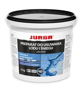 JURGA LÓD STOP SÓL DROGOWA CHLOREK WAPNIA DO -40°C NA CHODNIKI PODJAZD 15kg
