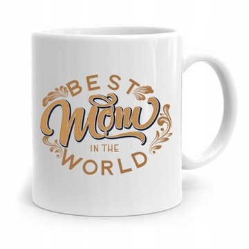 KUBEK PREZENT URODZINOWY DLA MAMY MATKI BEST MOM z Nadrukiem ze Zdjęciem