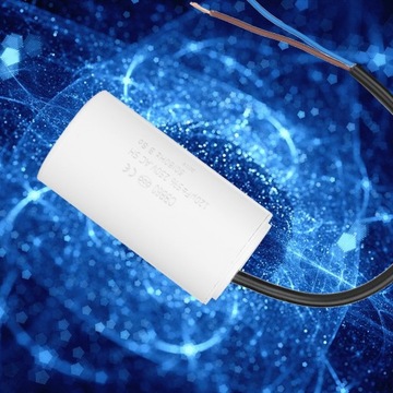 Kondensator biegowy CBB60 z przewodem 250 V AC 120 uF 50/60 Hz do sprężarki