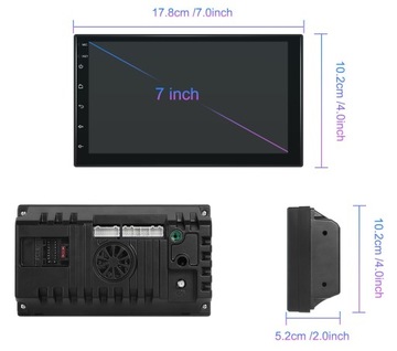 АВТОМОБИЛЬНЫЙ РАДИО 2 DIN HiFi ANDROID RDS GPS WIFI USB 2 ГБ/32 ГБ RDS 7 дюймов