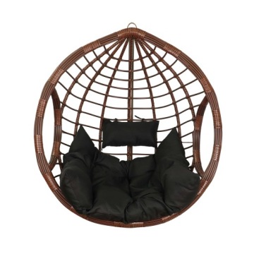 KOSZ HUŚTAWKA KOKON + PODUSZKI BRĄZOWY DOMINIKANA