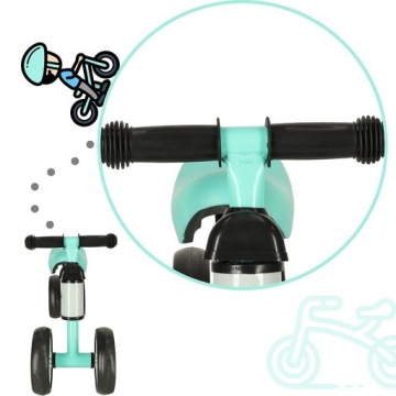 Четырехколесный беговел SAFE Trike Fix Tiny, мятный