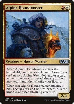 MtG: Alpine Houndmaster (M21) *foil*