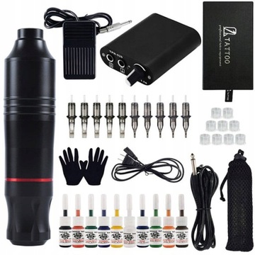 Zestaw Premium Cartridge Tattoo Machine Pen Rotary