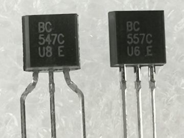 BC547C BC557C DIOTEC 45V 0.1A zestaw 25NPN + 25PNP