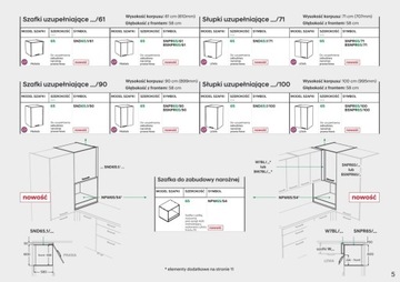 MEBLE KUCHENNE MODUŁOWE - KUCHNIA MODERN SKALNY NA WYMIAR WYBÓR KOLORÓW