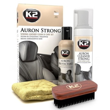 K2 AURON STRONG ZESTAW DO CZYSZCZENIA SKÓRY