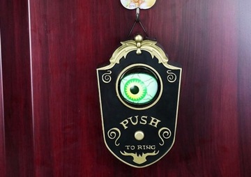 ГЛАЗ ДВЕРНОЙ ЗВУК ОДИН ГЛАЗ БЛЕСТЯЩИЕ ЗВУКИ ХЭЛЛОУИН ОРНАМЕНТ УКРАШЕНИЕ