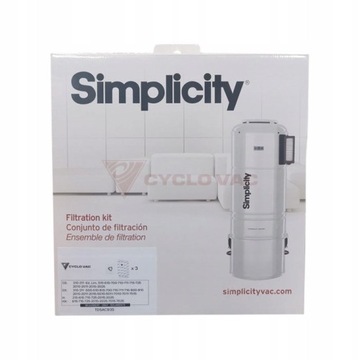 Filtr workowy CycloVac seria H/HX 3 szt.