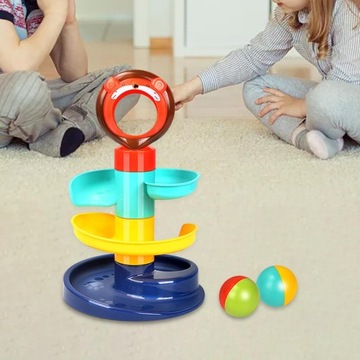 Zabawka do toczenia piłek Lion Balls Drop Toys dla dzieci w wieku przedszko