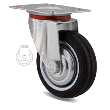 НАБОР ИЗ 4 ШТ. Полочная тележка WHEELS fi 75 12STGU75