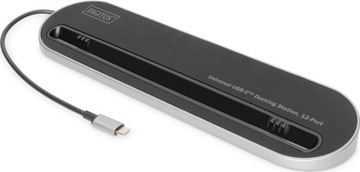 Stacja dokująca Digitus DA-70888 USB Typ C 12 portów RJ45