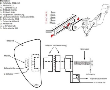 Универсальные хромированные подставки для мотоциклов Chopper