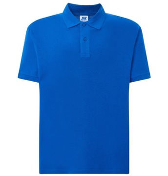 KOSZULKA POLO MĘSKA JHK 210 NIEBIESKA M