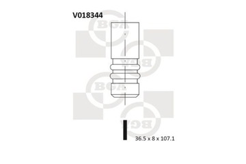 BGA V018344 VENTIL NASÁVÁCÍ
