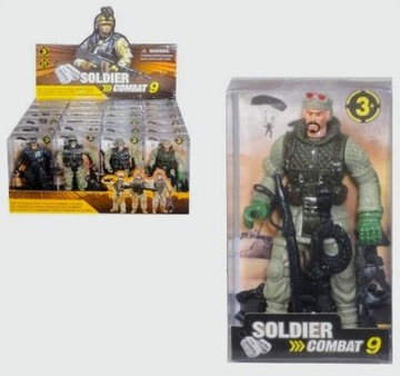 Żołnierz, Żołnierzyk 9cm mix Wojsko, Militaria