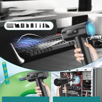 ЭЛЕКТРИЧЕСКИЙ КОМПРЕССОР ОЧИСТЯЩИЙ ВОЗДУХОДУВАТЕЛЬ 2000мАч