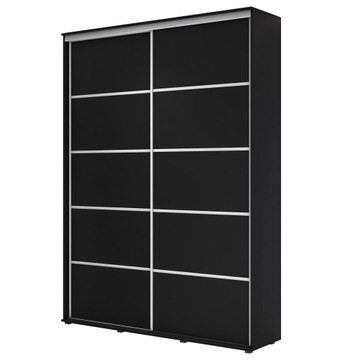 Szafa przesuwna VERA PLUS 110x242x45 WYSOKA PÓŁKI