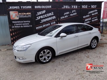 Citroen C5 III Sedan 2.0 HDi FAP 140KM 2010 Citroen C5 BIALOLEKA 2.0 Diesel HDi (140 KM), 2010 r. prod. KOMIS TYSIAK