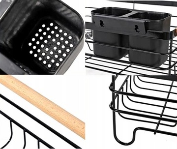 SUSZARKA DO NACZYŃ DWUPOZIOMOWA OCIEKACZ TALERZE