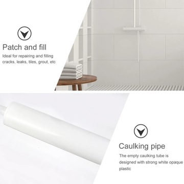 Белый уплотнительный шланг. Пустой силиконовый шланг.