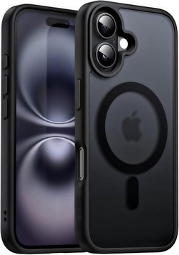 Etui MAT OBUDOWA do iPHONE 16 5G do MagSafe MAGNETYCZNE +2X SZKŁO HARTOWANE