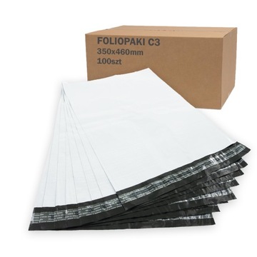 Foliopaki K5 Koperty foliowe C3 350x460mm 100szt