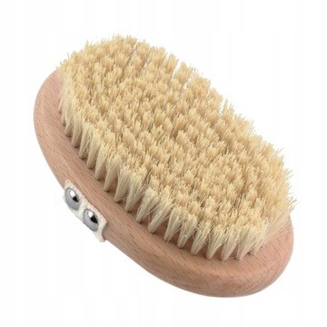 ЩЕТКА ДЛЯ СУХОГО МАССАЖА ТЕЛА, АНТИЦЕЛЛЮЛИТ, от растяжек TAMPICO с АГАВОЙ