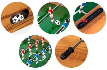 Стол настольный футбол Neosport 121 х 61 х 80 см NS-803 деревянный