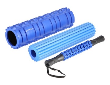 НАБОР РОЛИКОВЫХ МАССАЖНЫХ РОЛИКОВ С ОРЕХАМИ ДЛЯ ЙОГИ