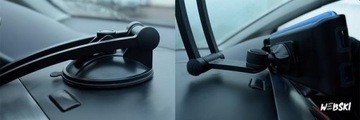Алюминиевый держатель для планшета и телефона в автомобиле
