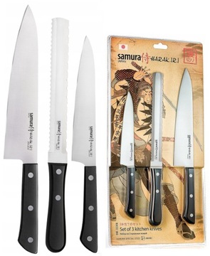 Samura HARAKIRI SET 3 PZ (CUOCO - FILETTARE - PANE/SURGELATI)