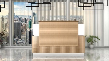 Стойка ресепшн R163 рейка 180х75см