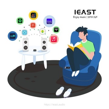 IEAST Oliostream Белый Wi-Fi Bluetooth-стример