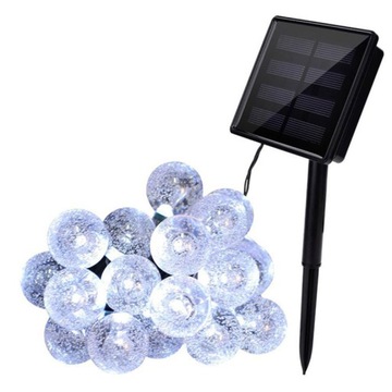 LAMPKI SOLARNE OGRODOWE GIRLANDA OZDOBA TARAS ZEWNĘTRZNE 22M 200LED