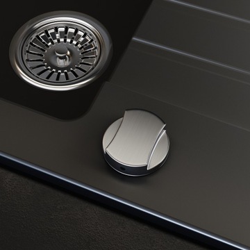 РУЧКА ДЛЯ АВТОМАТИЧЕСКОГО СИФОНА, АБС-СТАЛЬ, КУХОННАЯ МОЙКА